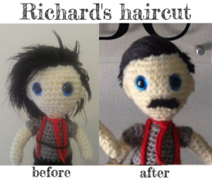 Richard's hair cut